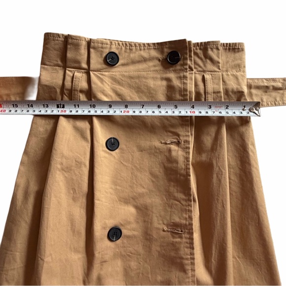 Pixie Market Beige High-Waist Trench Mini Skirt with Belt - Picture 8 of 11